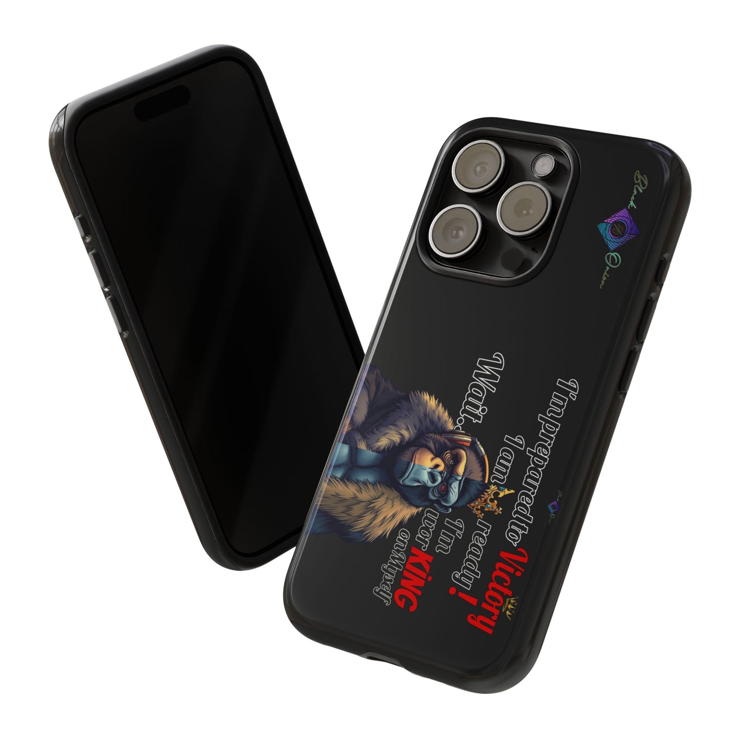 BlackOnion Brand New Phone Case - with Motivational Workout Motif’Victory 👑‘💪🔥🫵