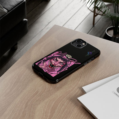 BlackOnion Brand New Phone Case - with Motivational Workout Motif’ Mad Girl💋🌸 ‘🔥🫵