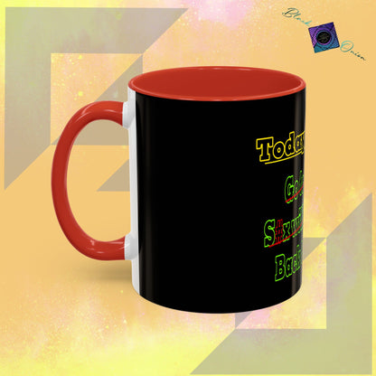 BlackOnion Coffee Mug 2 with Workout Motif ‘Today To Do List V2’🫵🔥💪