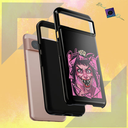 BlackOnion Brand New Phone Case - with Motivational Workout Motif’ Mad Girl💋🌸 ‘🔥🫵
