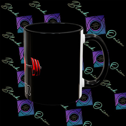 BlackOnion Coffee Mug - 11oz with Workout Motif ‘ÁjjLávDzsi’🔥💪🫵