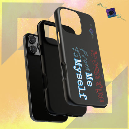 BlackOnion Brand New Phone Case - with Motivational Workout Motif’I’m proud of you ‘💪🔥🫵