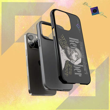 BlackOnion Brand New Phone Case - with Motivational Workout Motif’Remember ‘💪🔥🫵