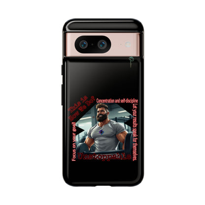 BlackOnion Brand New Phone Case - with Motivational Workout Motif’Unstoppable ‘💪🔥🫵