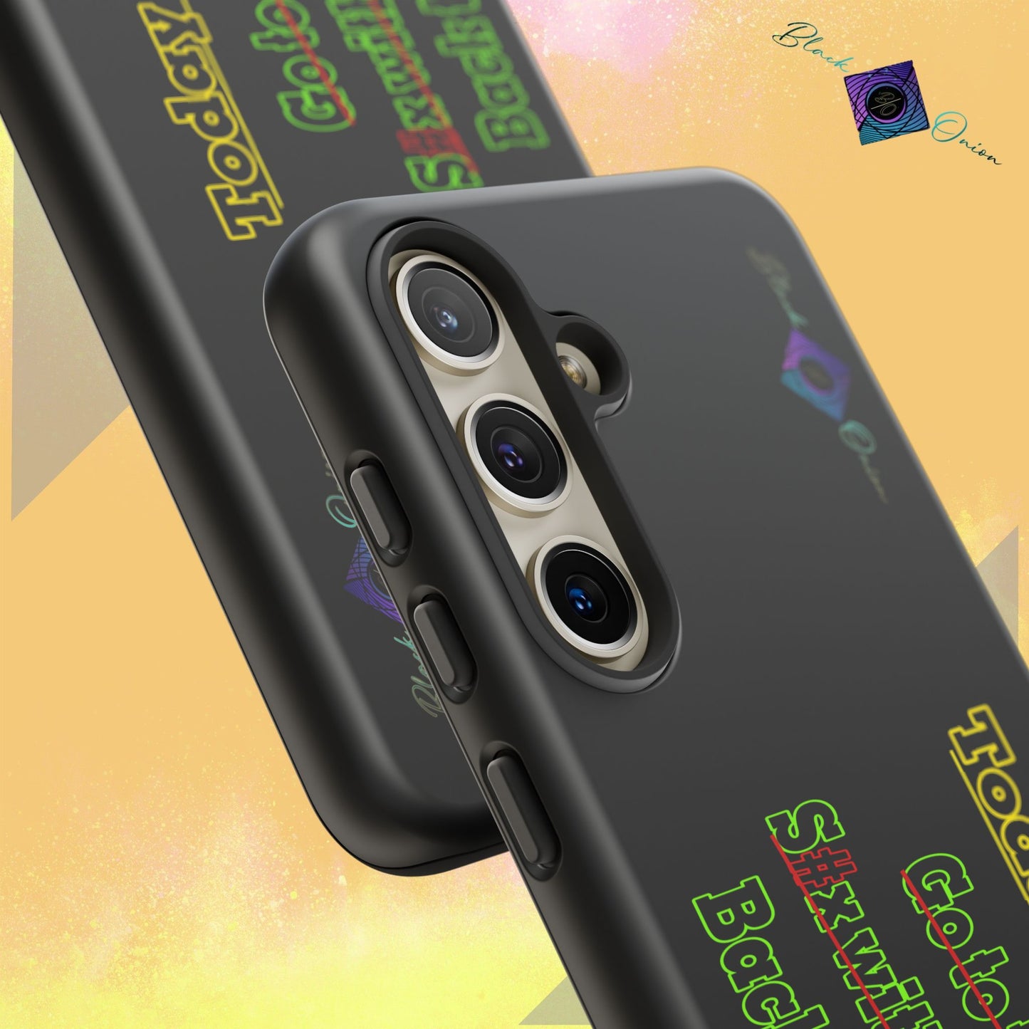 BlackOnion Brand New Phone Case - with Motivational Workout Motif’Today To Do List V2 ‘💪🔥🫵