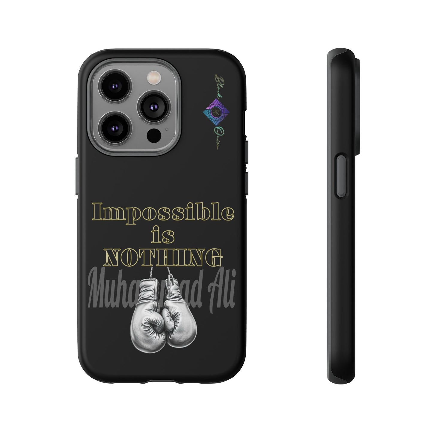 BlackOnion Brand New Phone Case - with Motivational Workout Motif ’Impossible ‘💪🔥🫵