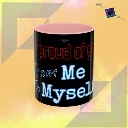 BlackOnion Coffee Mug 2 with Workout Motif ‘ I’m proud of you’🫵🔥💪
