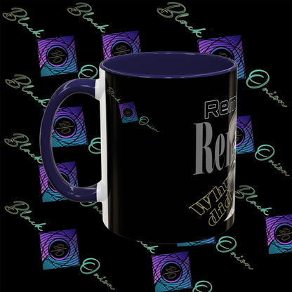 BlackOnion Coffee Mug - 11oz with Workout Motif ‘Remember ’🔥💪🫵