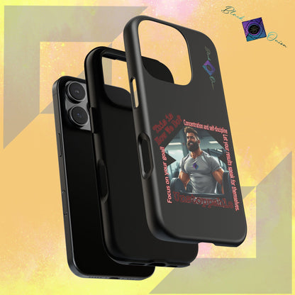 BlackOnion Brand New Phone Case - with Motivational Workout Motif’Unstoppable ‘💪🔥🫵