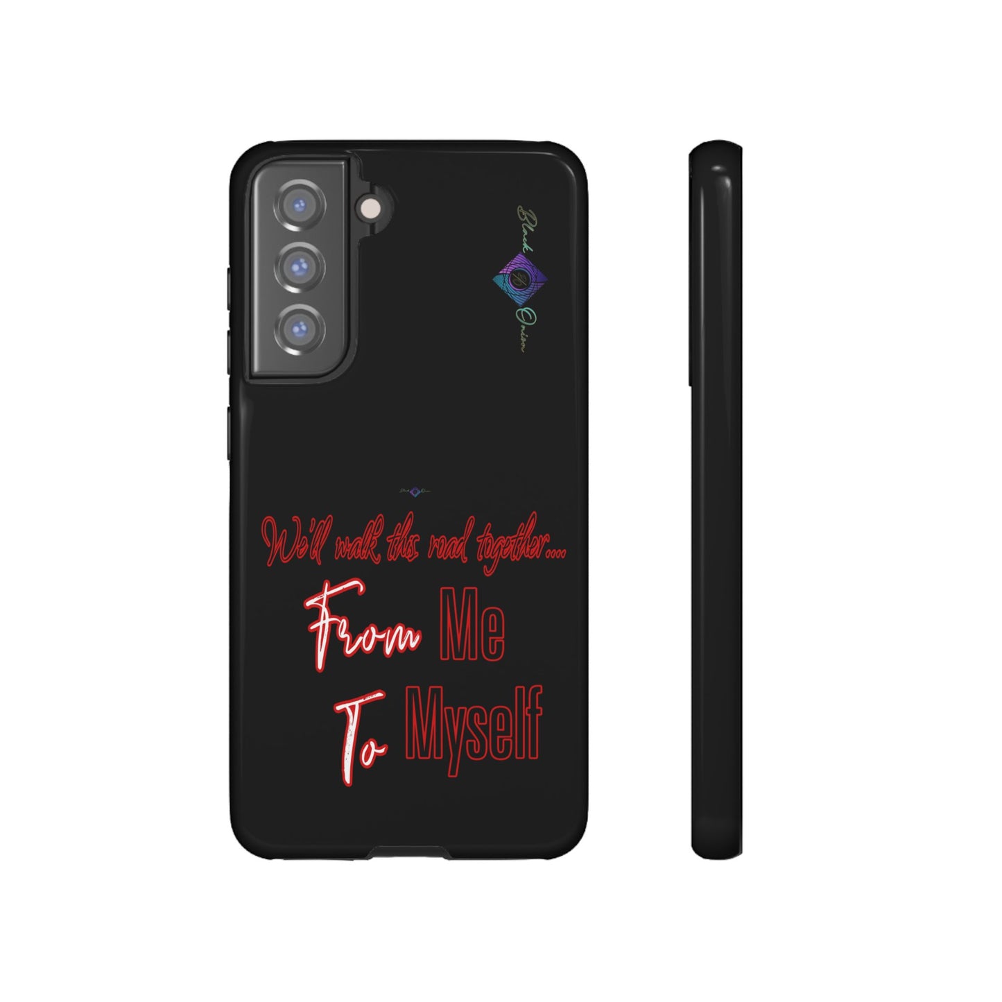 BlackOnion Brand New Phone Case - with Motivational Workout Motif’We’ll walk ‘💪🔥🫵