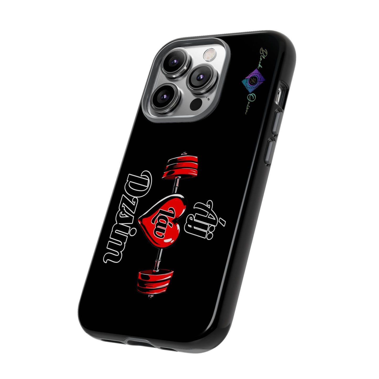 BlackOnion Brand New Phone Case - with Motivational Workout Motif’Ájj Láv Dzsim ‘💪🔥🫵