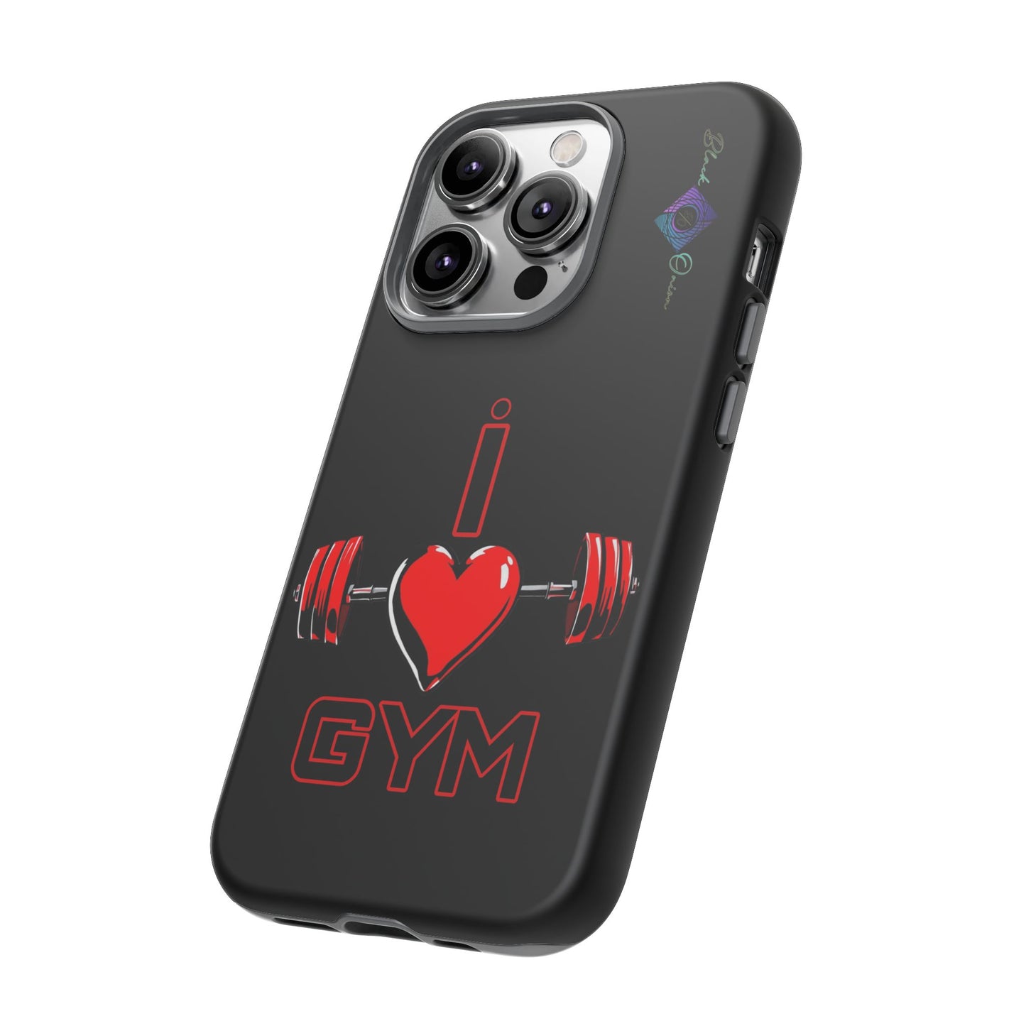 BlackOnion Brand New Phone Case - with Motivational Workout Motif’I Love Gym ‘💪🔥🫵