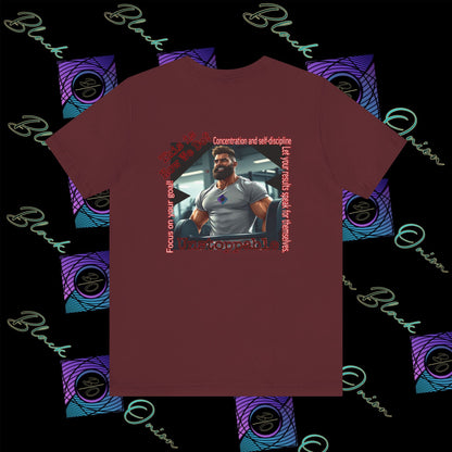 BlackOnion 'Unstoppable' T-Shirt with Workout Motif 💪🔥