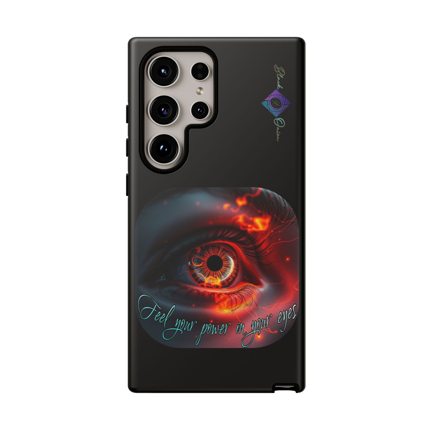 BlackOnion Brand New Phone Case - with Motivational Workout Motif ’Feel your power  ‘💪🔥🫵