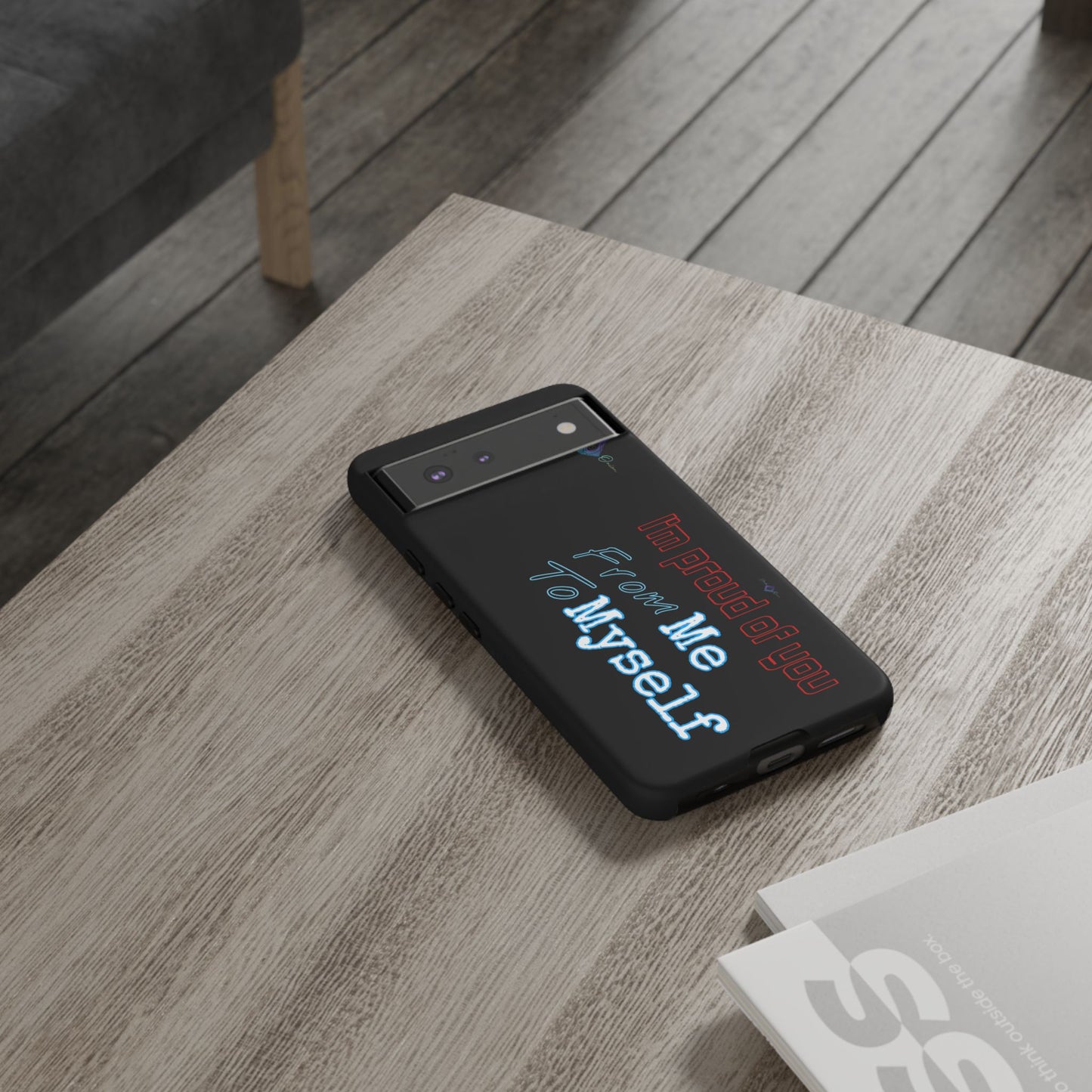 BlackOnion Brand New Phone Case - with Motivational Workout Motif’I’m proud of you ‘💪🔥🫵