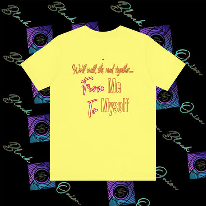 BlackOnion 'From Me ,To Myself' T-Shirt with Workout Motif V4💪🔥