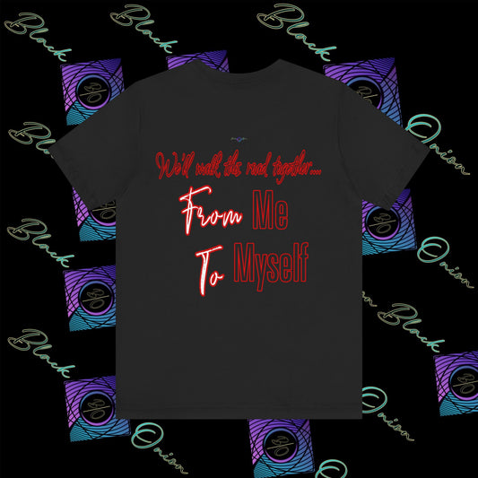 BlackOnion 'From Me ,To Myself' T-Shirt with Workout Motif 💪🔥