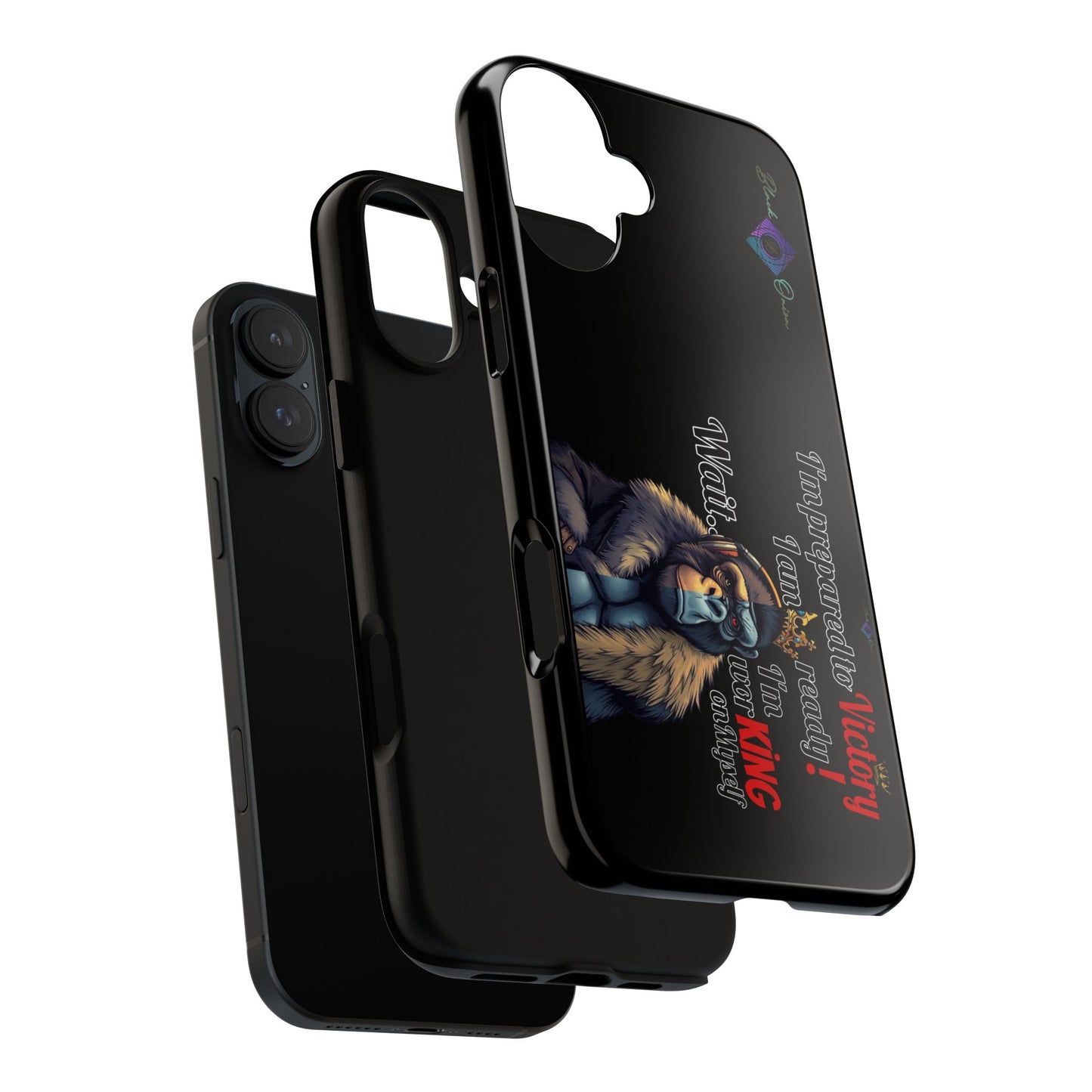 BlackOnion Brand New Phone Case - with Motivational Workout Motif’Victory 👑‘💪🔥🫵