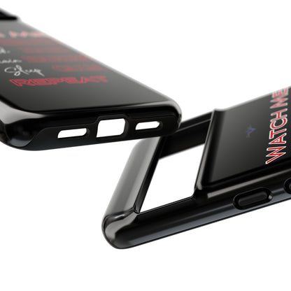 BlackOnion Phone Case -with Motivational Motif  'Watch Me' 💪🔥🫵
