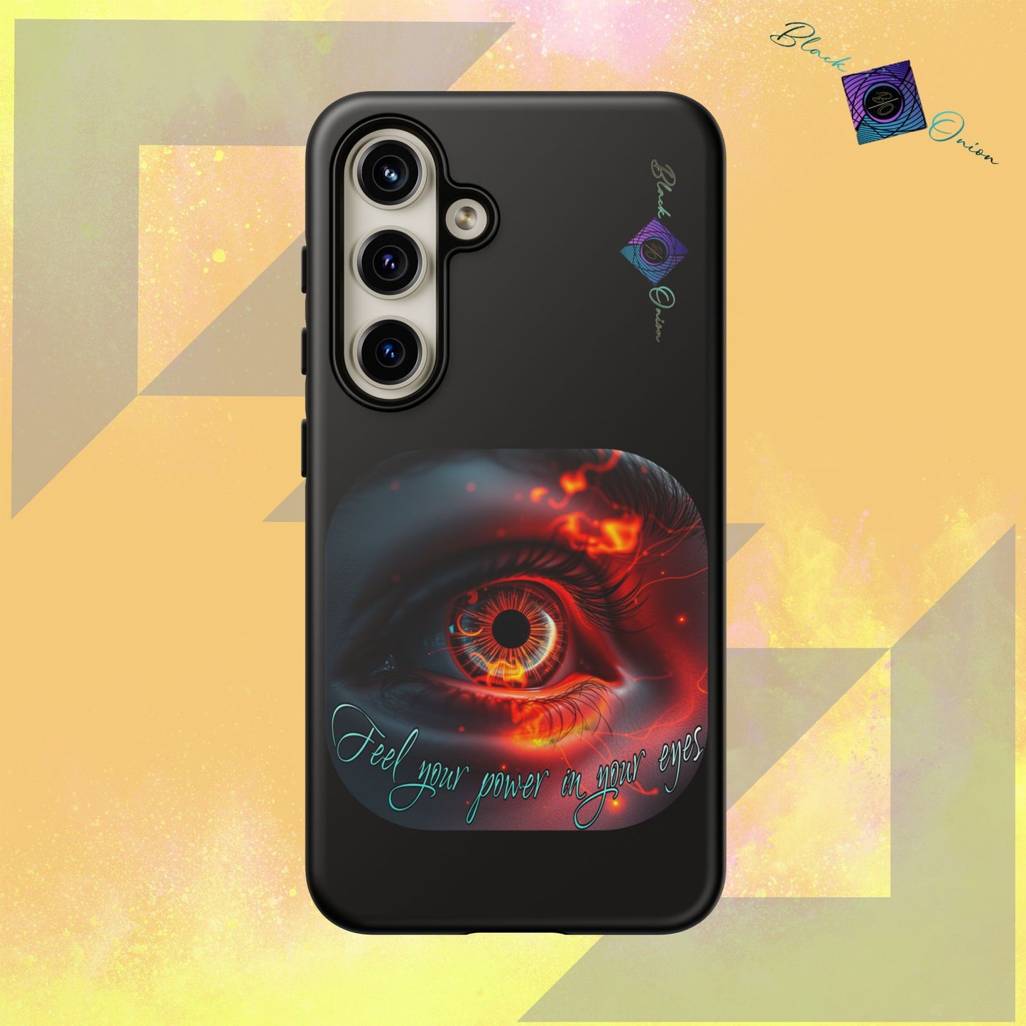 BlackOnion Brand New Phone Case - with Motivational Workout Motif ’Feel your power  ‘💪🔥🫵