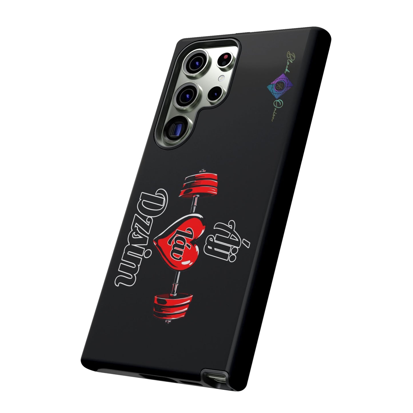 BlackOnion Brand New Phone Case - with Motivational Workout Motif’Ájj Láv Dzsim ‘💪🔥🫵