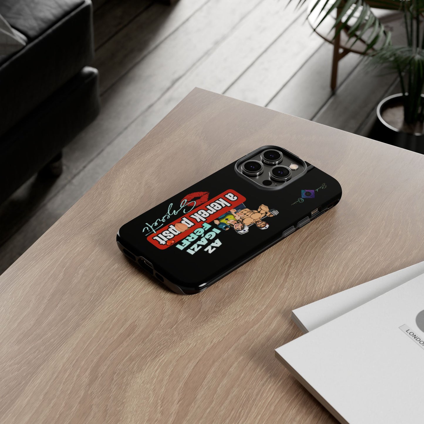 BlackOnion Brand New Phone Case - with Motivational Workout Motif ‘Az igazi férfi ‘💪🔥🫵