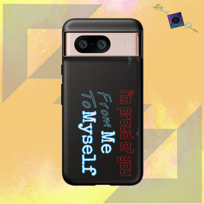 BlackOnion Brand New Phone Case - with Motivational Workout Motif’I’m proud of you ‘💪🔥🫵