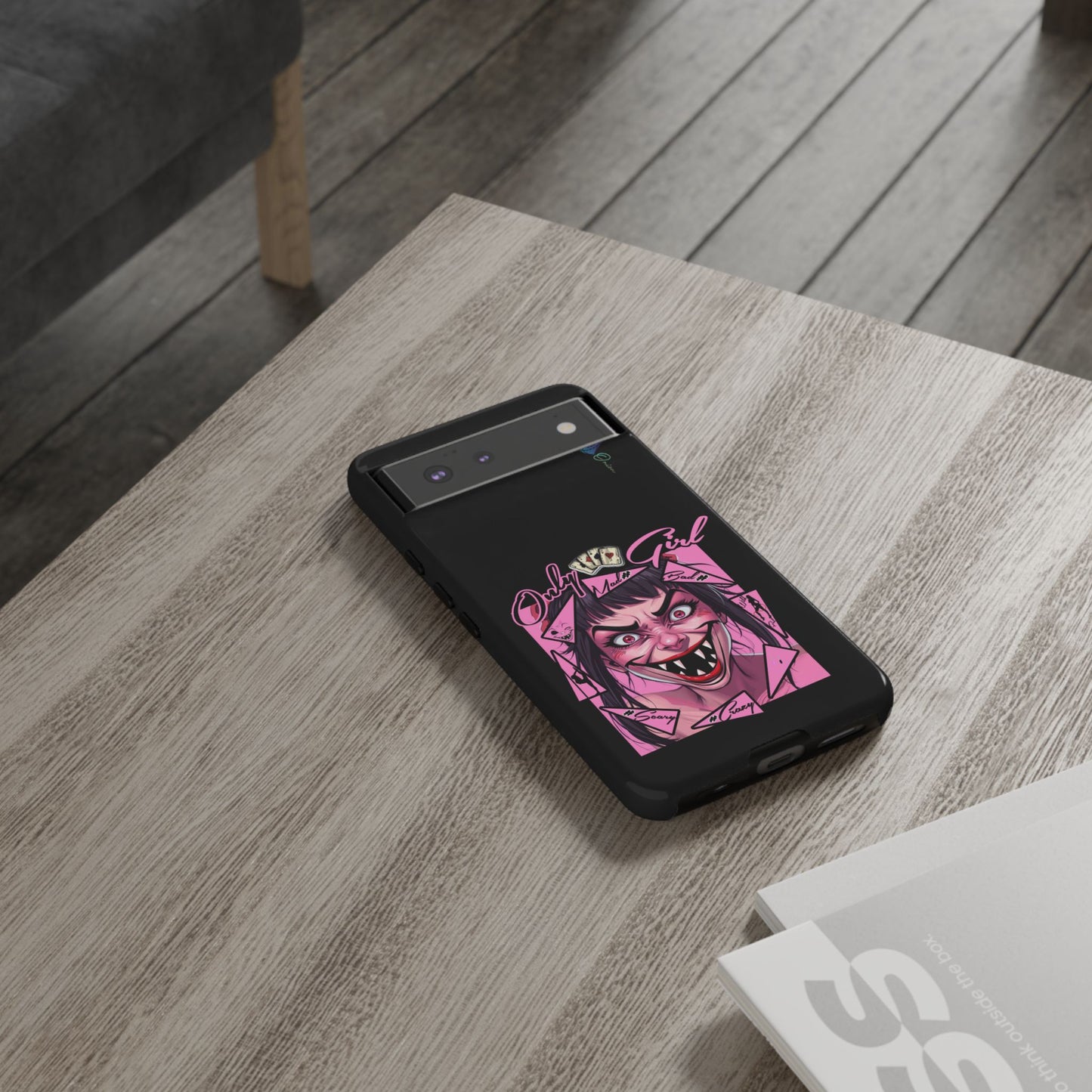 BlackOnion Brand New Phone Case - with Motivational Workout Motif’ Mad Girl💋🌸 ‘🔥🫵