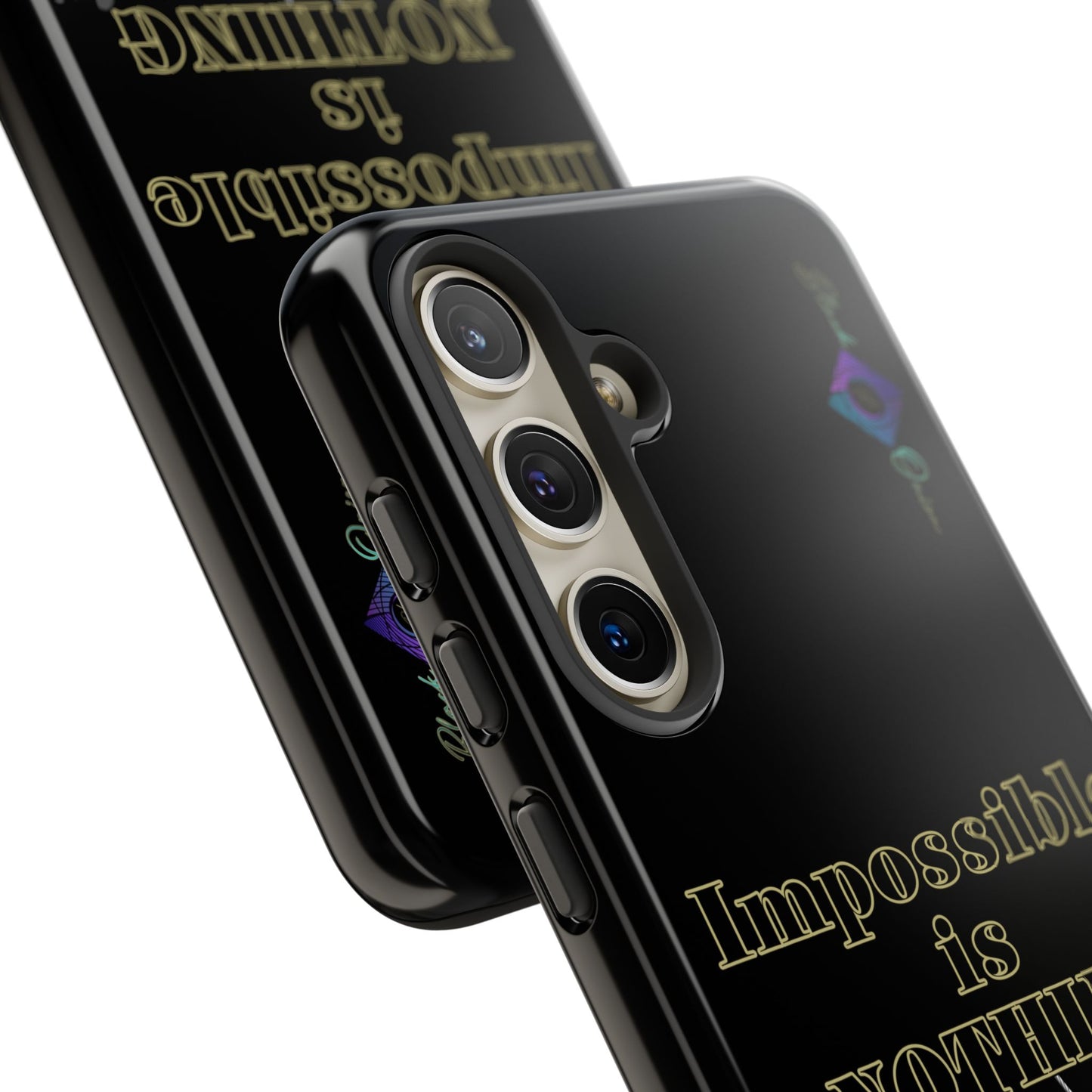 BlackOnion Brand New Phone Case - with Motivational Workout Motif ’Impossible ‘💪🔥🫵