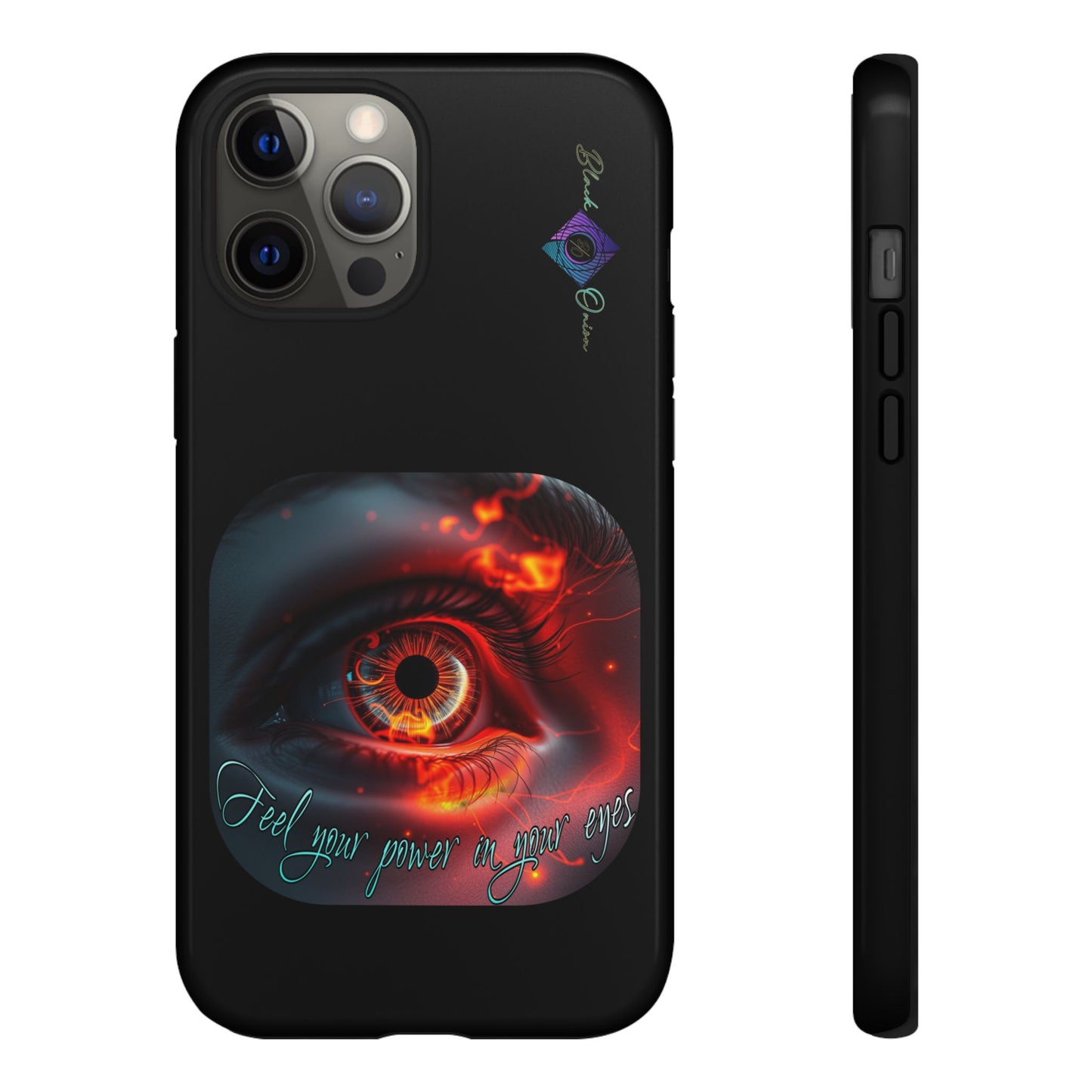 BlackOnion Brand New Phone Case - with Motivational Workout Motif ’Feel your power  ‘💪🔥🫵