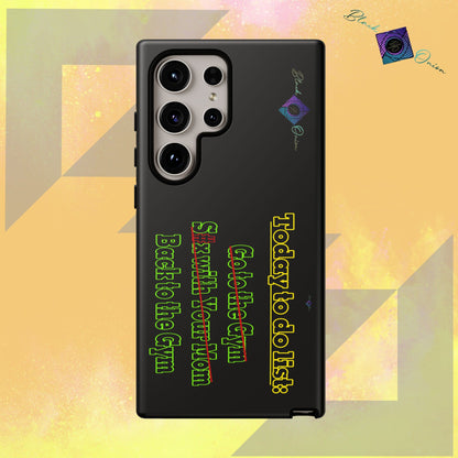 BlackOnion Brand New Phone Case - with Motivational Workout Motif’Today To Do List V2 ‘💪🔥🫵