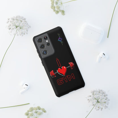 BlackOnion Brand New Phone Case - with Motivational Workout Motif’I Love Gym ‘💪🔥🫵