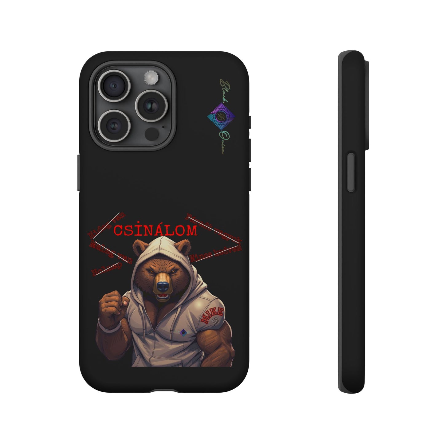 BlackOnion Brand New Phone Case - with Motivational Workout Motif ‘Csinálom ‘💪🔥🫵