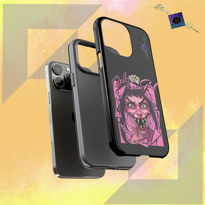 BlackOnion Brand New Phone Case - with Motivational Workout Motif’ Mad Girl💋🌸 ‘🔥🫵