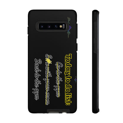BlackOnion Brand New Phone Case - with Motivational Workout Motif’Today to do list ‘💪🔥🫵