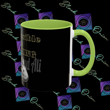 BlackOnion Coffee Mug 2 with Workout Motif ‘Impossible is NothingV2’🫵🔥💪