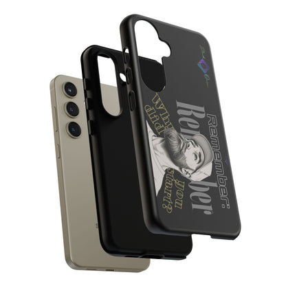 BlackOnion Brand New Phone Case - with Motivational Workout Motif’Remember ‘💪🔥🫵