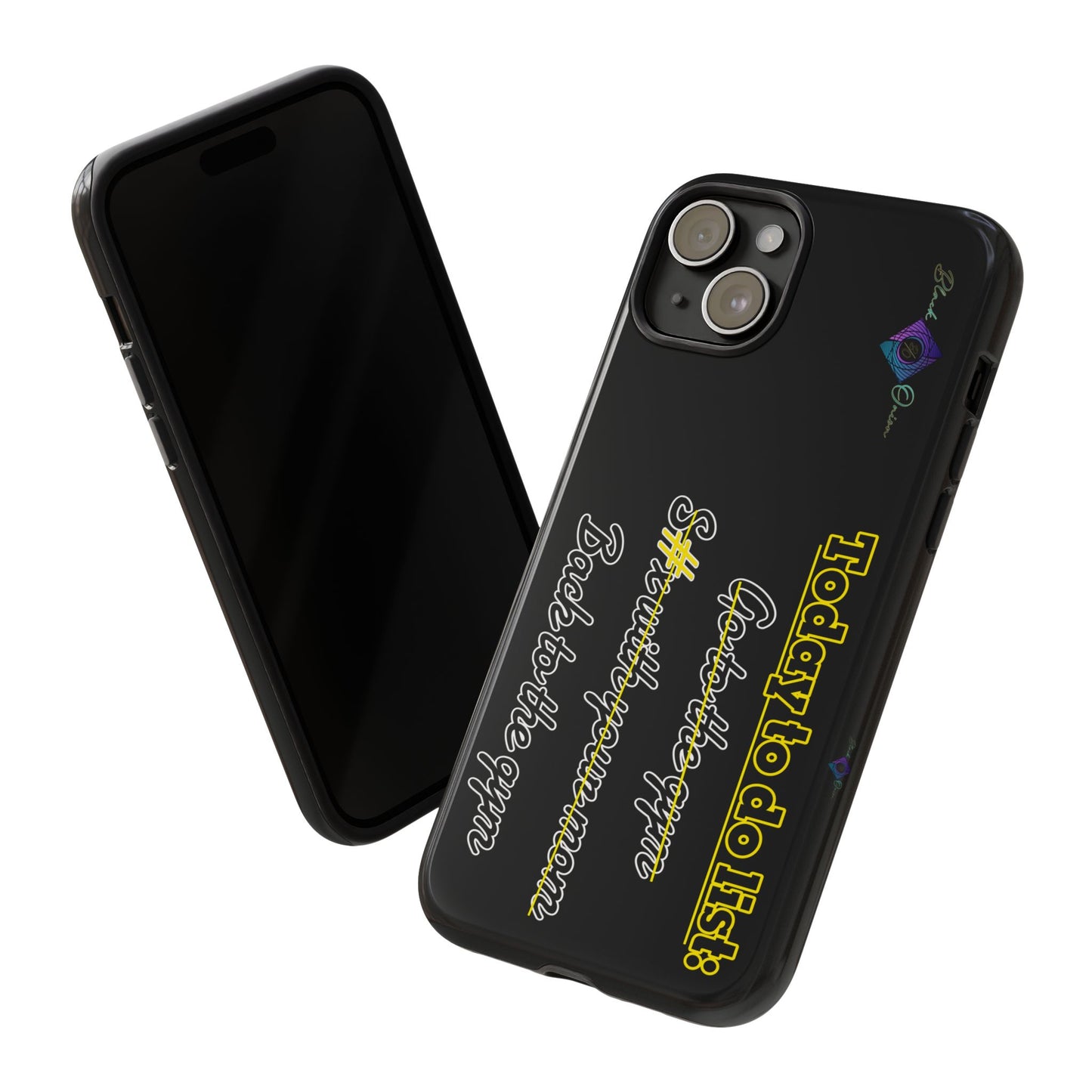 BlackOnion Brand New Phone Case - with Motivational Workout Motif’Today to do list ‘💪🔥🫵
