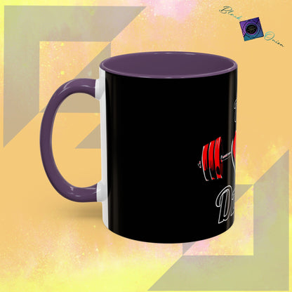 BlackOnion Coffee Mug - 11oz with Workout Motif ‘ÁjjLávDzsi’🔥💪🫵