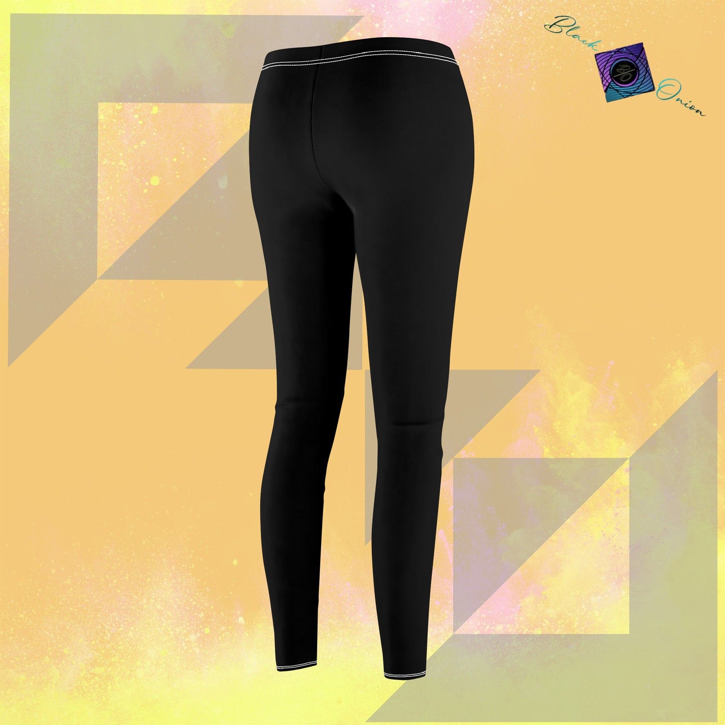 BlackOnion Stylish Women's Mid-rise Casual Leggings 🌸💋❤️