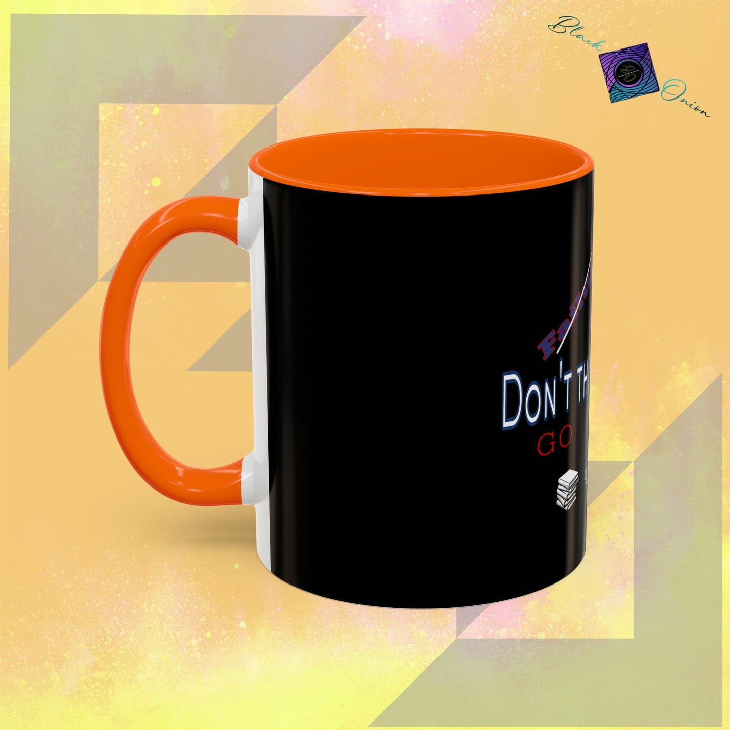 BlackOnion Coffee Mug Serial 2 with Workout Motif ‘Don’t think ‘🫵🔥💪