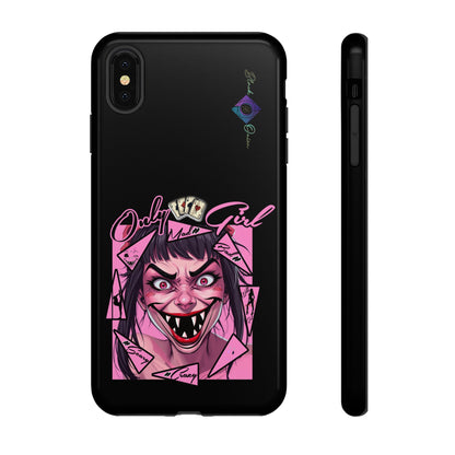 BlackOnion Brand New Phone Case - with Motivational Workout Motif’ Mad Girl💋🌸 ‘🔥🫵
