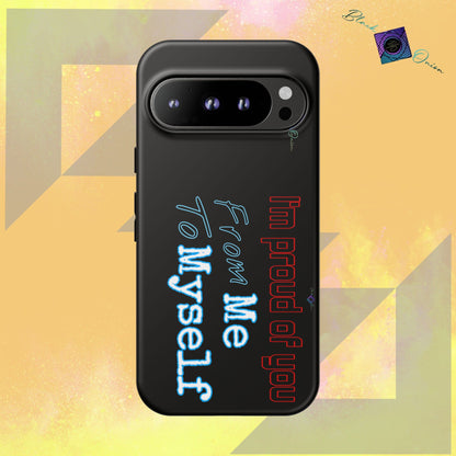 BlackOnion Brand New Phone Case - with Motivational Workout Motif’I’m proud of you ‘💪🔥🫵