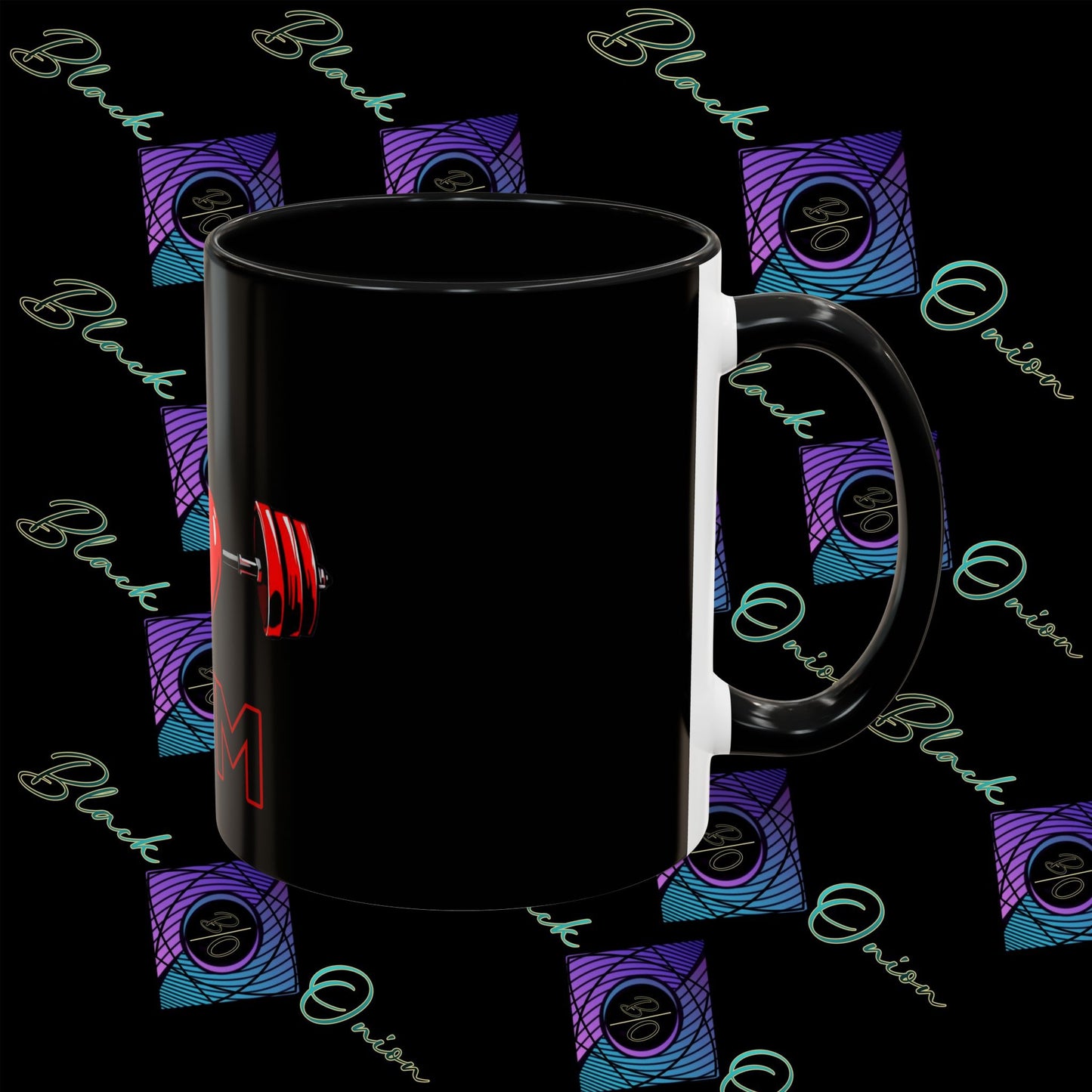BlackOnion Coffee Mug Serial 2 with Workout Motif ‘I Love Gym ’🫵🔥💪