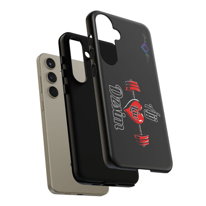 BlackOnion Brand New Phone Case - with Motivational Workout Motif’Ájj Láv Dzsim ‘💪🔥🫵