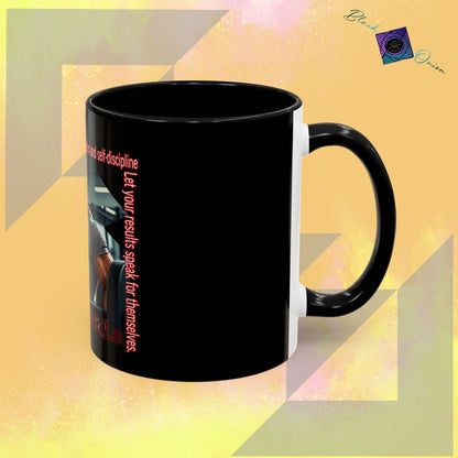 BlackOnion Coffee Mug - 11oz with Workout Motif ‘Unstoppable’🔥💪🫵