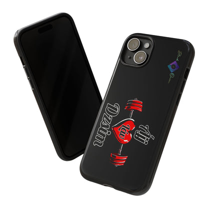 BlackOnion Brand New Phone Case - with Motivational Workout Motif’Ájj Láv Dzsim ‘💪🔥🫵