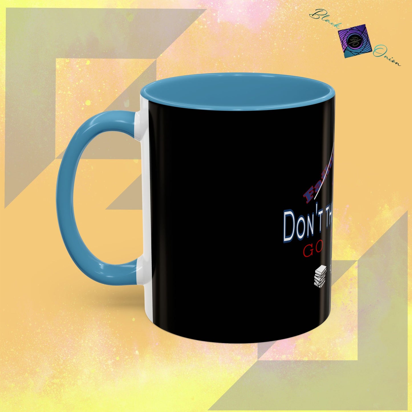 BlackOnion Coffee Mug Serial 2 with Workout Motif ‘Don’t think ‘🫵🔥💪