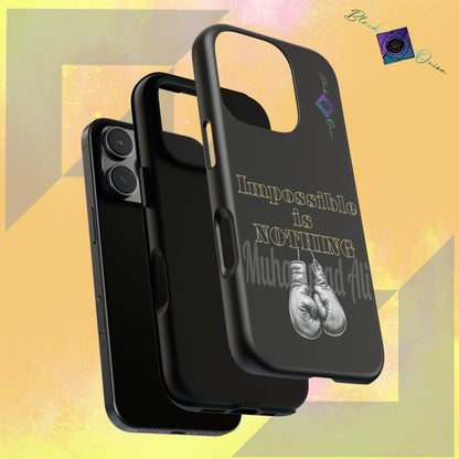 BlackOnion Brand New Phone Case - with Motivational Workout Motif ’Impossible ‘💪🔥🫵