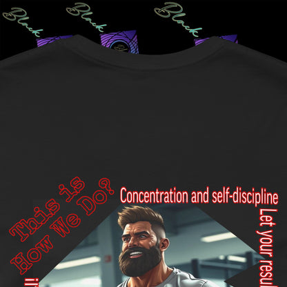 BlackOnion 'Unstoppable' T-Shirt with Workout Motif 💪🔥